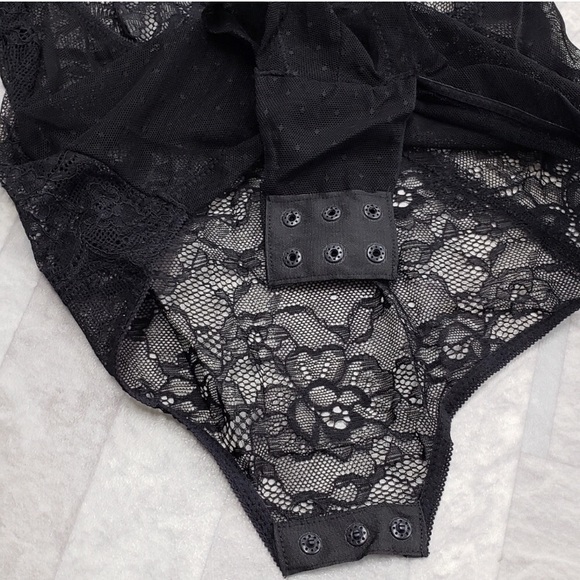 Sam Edelman: Lace Lingerie Bodysuit - Picture 4 of 8